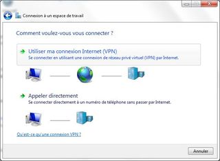 Utiliser ma connexion internet (VPN)