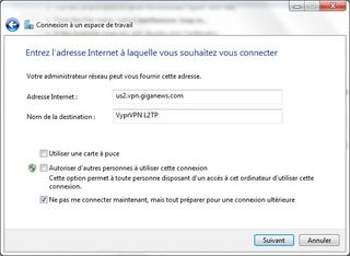 configurer L2TP