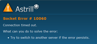 Astrill error 2