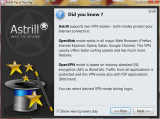 Tip of the day Astrill