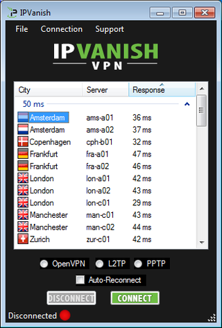 ipvanish log