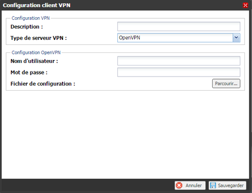 Freebox OS - Configuration client VPN