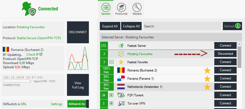 VPN rotating feature 9