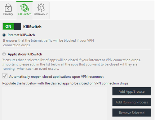 VPN rotating feature 10