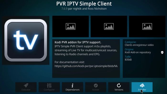 Regarder les chaînes TV françaises sur KODI à partir d' une URL M3U avec PVR IPTV Simple Client 2