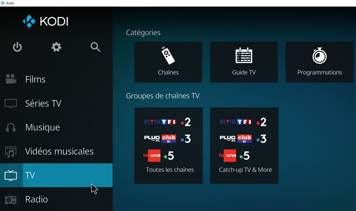 Catch-Up TV & More sur Kodi avec IPTV Simple Client 11