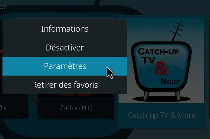 Catch-Up TV & More sur Kodi avec IPTV Simple Client 2