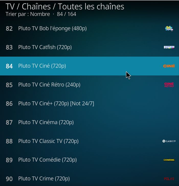 Regarder les chaînes TV françaises sur KODI à partir d' une URL M3U avec PVR IPTV Simple Client 8