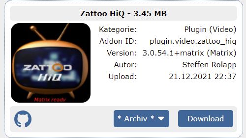 ZATTOO sur KODI 19 MATRIX - Extension pour regarder la télévision en direct 4