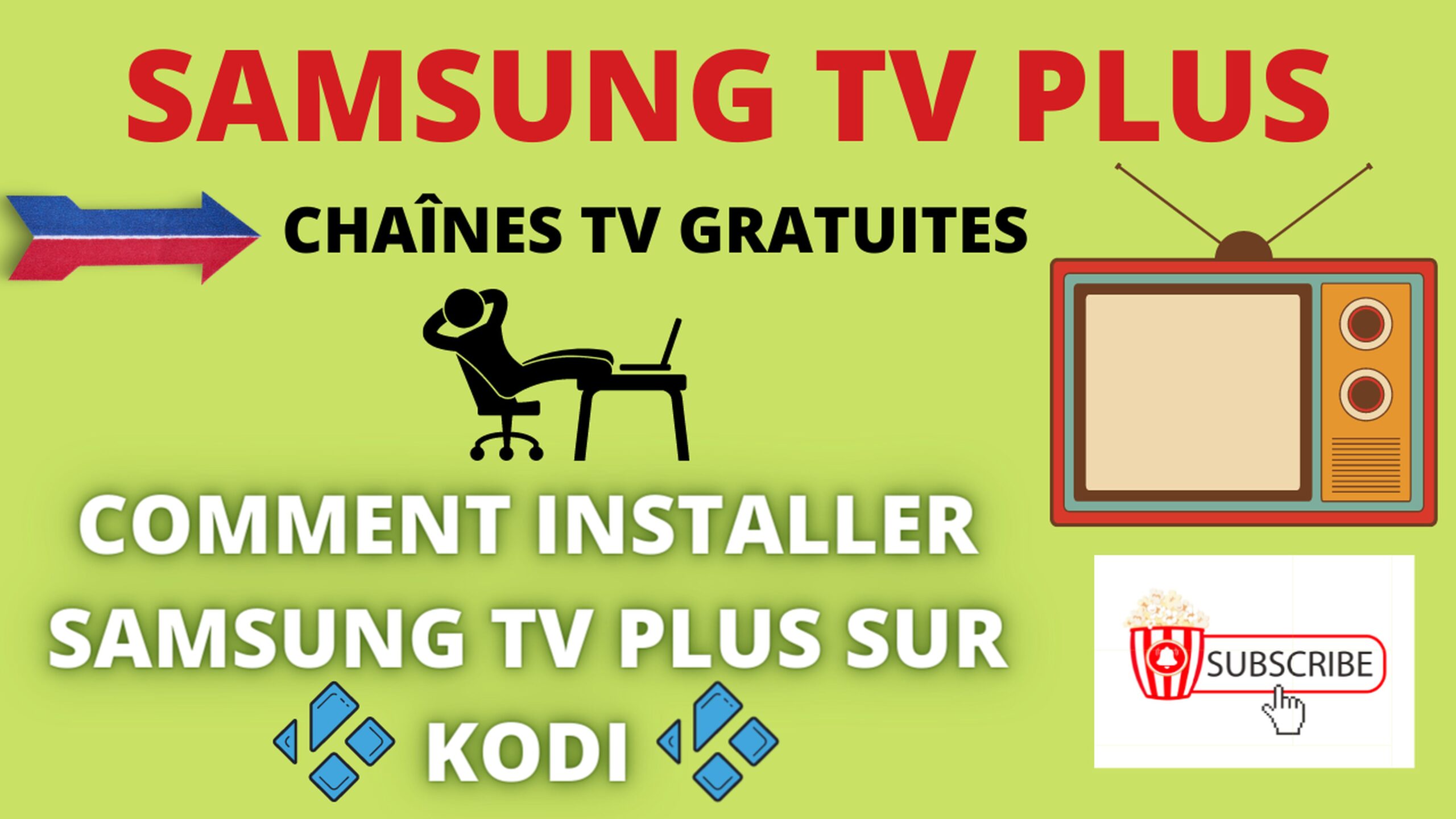 Samsung TV Plus sur KODI pour regarder la télé gratuitement