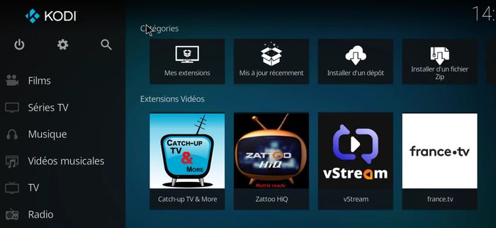 Extensions TV