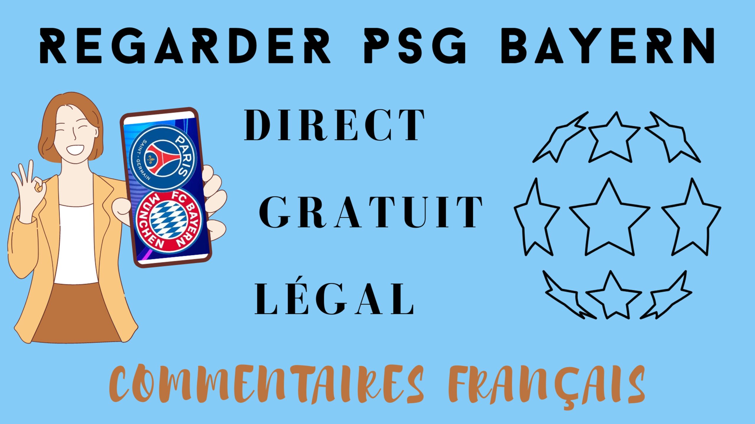 Regarder PSG Bayern en Direct Gratuit – Streaming sur chaîne TV gratuite