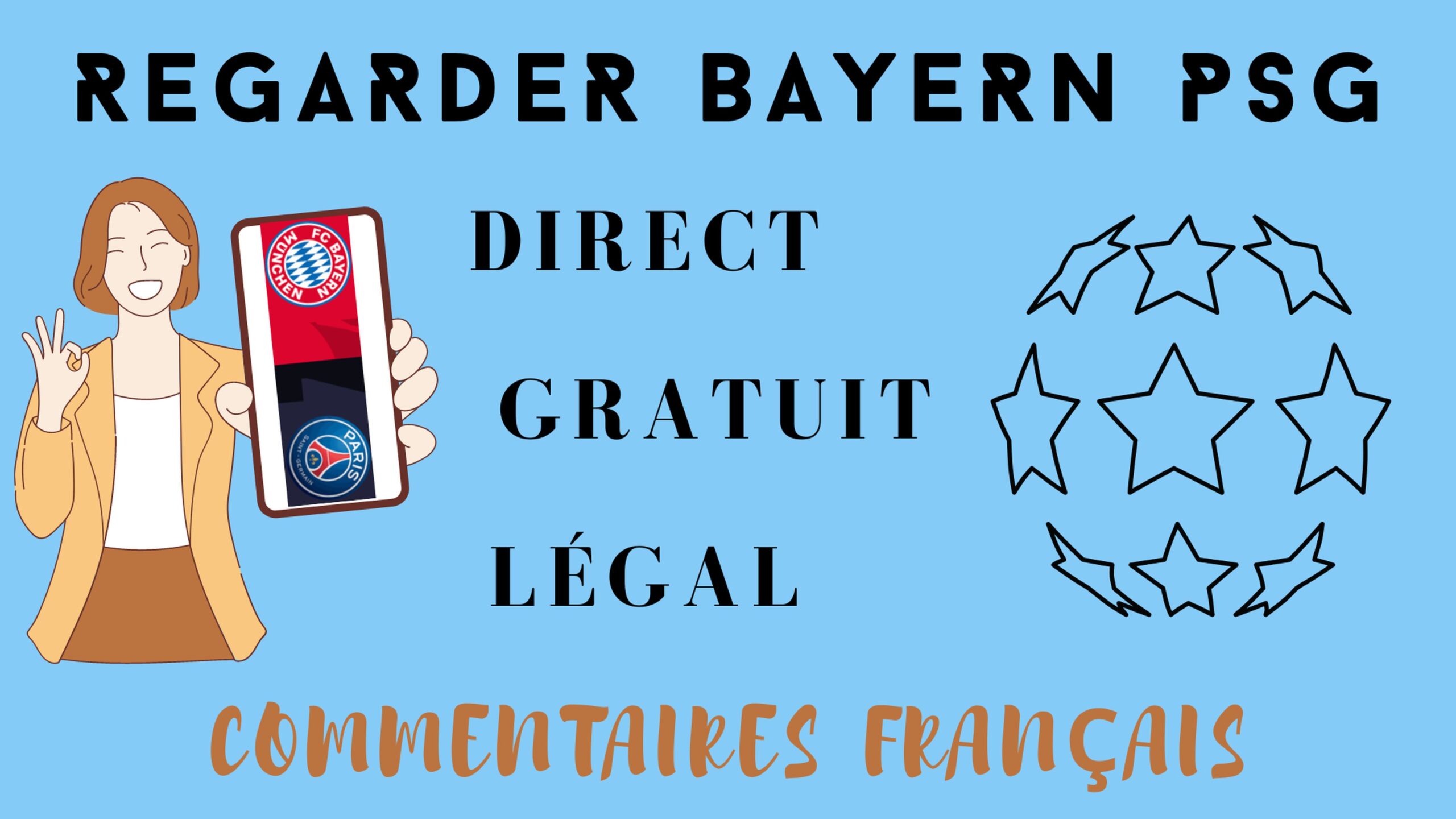 Regarder Bayern PSG en Direct Gratuit – Streaming sur chaîne TV gratuite